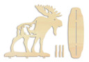 Arte en madera alce 02