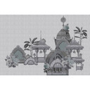 Papel pintado fotomural Livingwalls Paredes de Patel 3 Jaipur 3 gris, negro