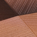 Tapeta z włókniny Damian Refined Dimensions 3D Geometric Brown Metallic - tapeta tekstura korytarz