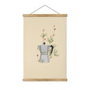 Obraz tkaniny Frida Floral Studio - Mocha Floral