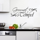 Muursticker Gourmet Tempel