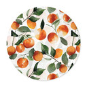 Plakat Fruity Mandarins - UN Designs - okrągły