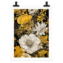 Plakat Kwiaty - Blossom splendour in ochre - Jaszke