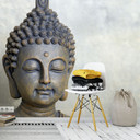 Fototapet Buddha Face - 384x260 cm