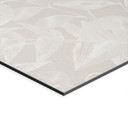 Billede af tropiske blade i beige - Bloomery Decor – print på aluminium (Alu-Dibond)