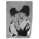 Fototapete, Banksy Küssende Polizisten Graffiti