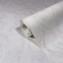 Tapet, non-woven vægbeklædning Novamur Jackie hvid
