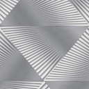 Tapeta z włókniny z graficznymi próbkami i metalicznym efektem w kolorze srebrnym