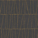 sort guld grafisk mønster tapet - linieret grafisk mønster tapet - non-woven tapet