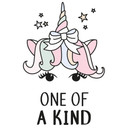 Sticker mural Kvilis - Tête de licorne One of a kind