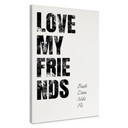 Personligt Canvasbillede Love my Friends