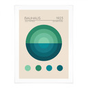Plakat Bauhaus Mavi Daire - Tunaboylu