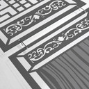 Dzielnik pokoju, ekran, ekran prywatności wiszący japoński dzielnik pokoju Shoji Design