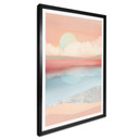 Plakat SpaceFrog Designs - Księżyc w kolorze mięty