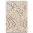 Leinwandbild Sand Kreise