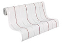 Livingwalls - carta da parati in TNT Avenzio 4 color crema, rosso