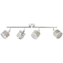 Spotrohr Adrian, grau, 85,7 x 21,9 cm, Metall Deckenleuchte