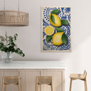 Plakat drewniany Sycylijskie cytryny - EMELIEmaria