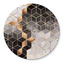 Glasschilderij Fredriksson - Smoky Cubes