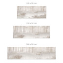 Keukenachterwand bos bij het meer in beige mist - Ms Tiff
