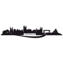 Wandtattoo Magdeburg Skyline