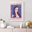 Plakat Anime-Girl "Lana del Rey" - Gomes