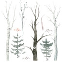 Sticker mural Kvilis - Forêt (10 pièces) - 
