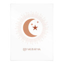 Plakat Eid Mubarak półksiężyc