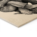 Houten Wanddecoratie Streetstyle aap met sigaret - Koubou