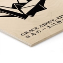 Houten Wanddecoratie Geometrische Zwaan Origami - Krygowski