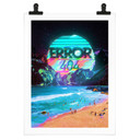 Plakat Error 404 na plaży - Nicebleed