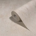 Ensfarvet tapet, non-woven vægbeklædning Novamur Yvi beige