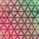 Geometrisk pink sort - tapet Designwalls 2 - 2,55 x 3,5 m