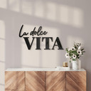 Akrylowa dekoracja La dolce Vita - nowoczesna
