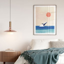 Poster Walvis in de zee - Rivers