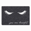 Vægdekoration i filt You are beautiful | Vægdekoration, akustikpaneler & lydisolering