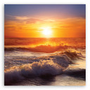 Leinwandbild Meer Welle Natur