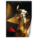 Fototapete, Goldene Figur