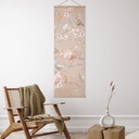 Textielposter Vogels op Kersenbloesem - Cheney - Panorama