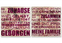 Holzbild-Set Bei uns zu Hause - romantik (2-teilig)