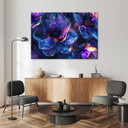 Canvasbillede, Granatæbleblomster - 3D-dybde