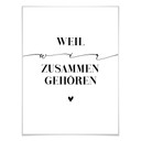 Poster Weil wir zusammen gehören
