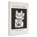 Leinwandbild Maneki Neko - Die Glückskatze - KsanaKalpa