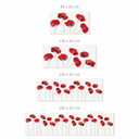 Revêtement pour cuisine autocollant Disher - Coquelicots