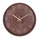 Wanduhr Baumstamm in Holzoptik Ø30 cm