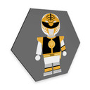 Hexagon - Alu-Dibond Gomes - Power Ranger