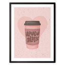 Plakat Coffee - Eleonora - Love you a Latte