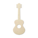 Dekoracja drewniana topola - gitara