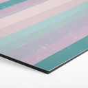 Hexagon Dibond Uplusmestudio - Coloured Stripes