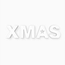 Litery dekoracyjne 3D XMAS